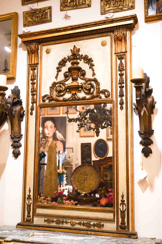 18th Century Italian Trumeau Mirror