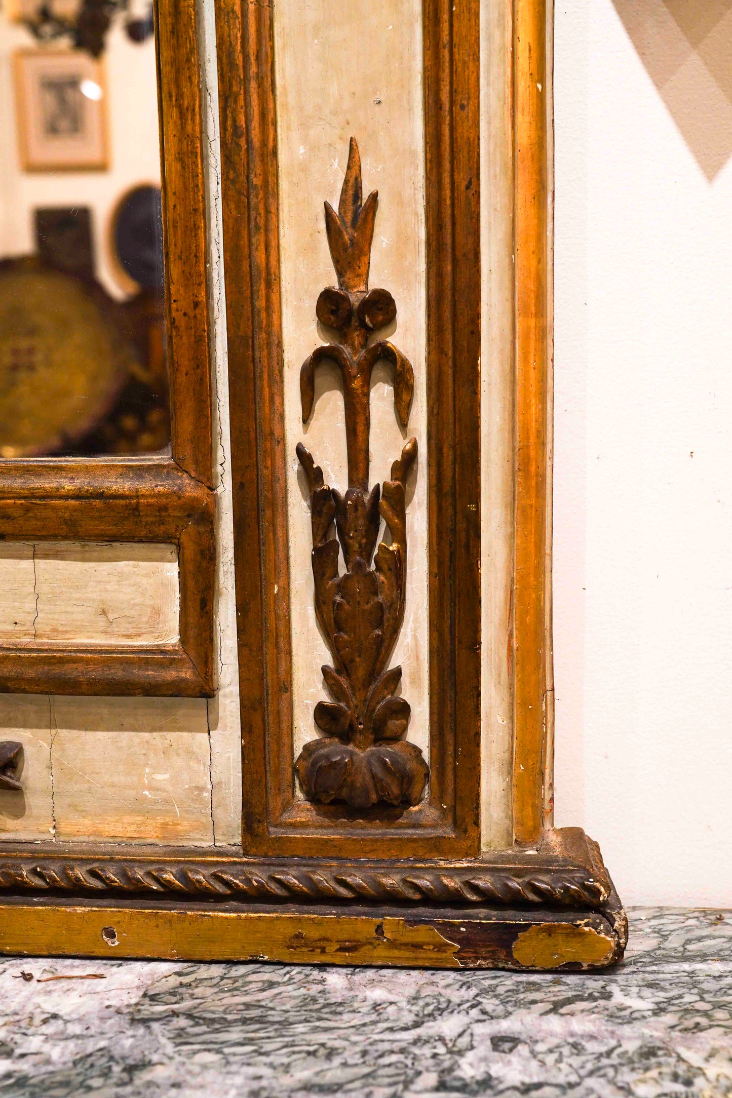 18th Century Italian Trumeau Mirror