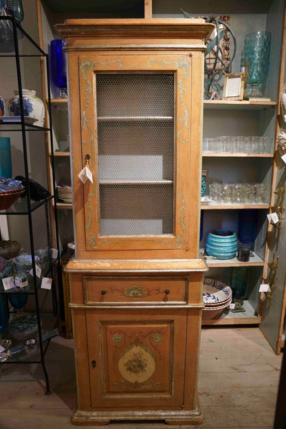 Italian Painted Bookcases Pair