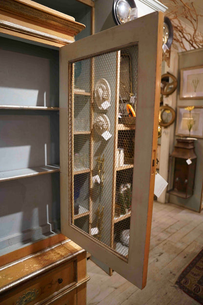 Italian Painted Bookcases Pair