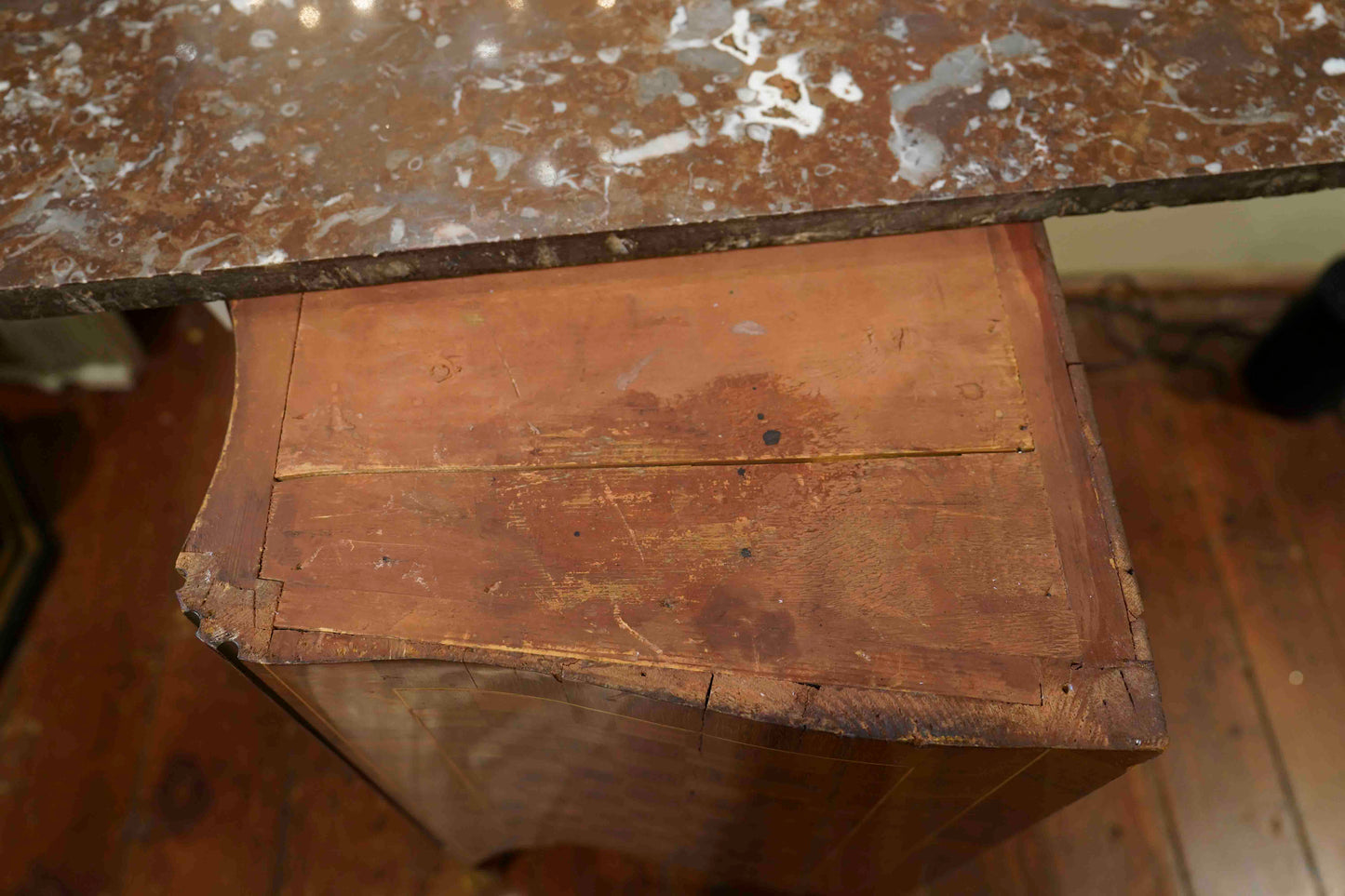 Louis XVI Marble Top Commode