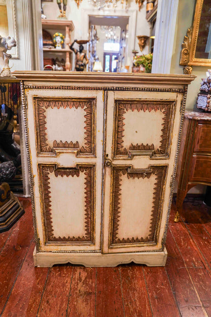 American Primitive Petite Painted Cabinet