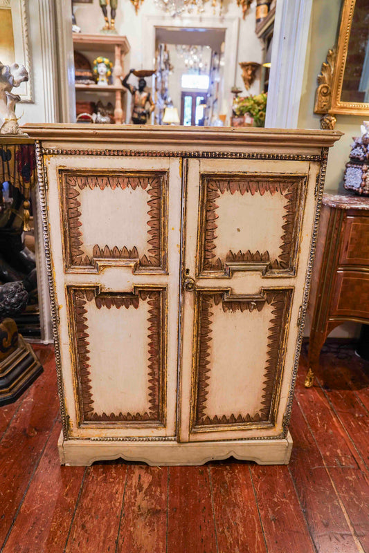 American Primitive Petite Painted Cabinet