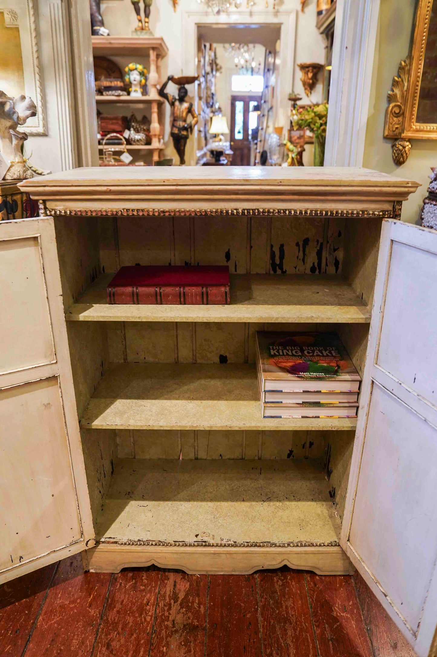 American Primitive Petite Painted Cabinet