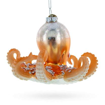 Octopus Glass Ornament
