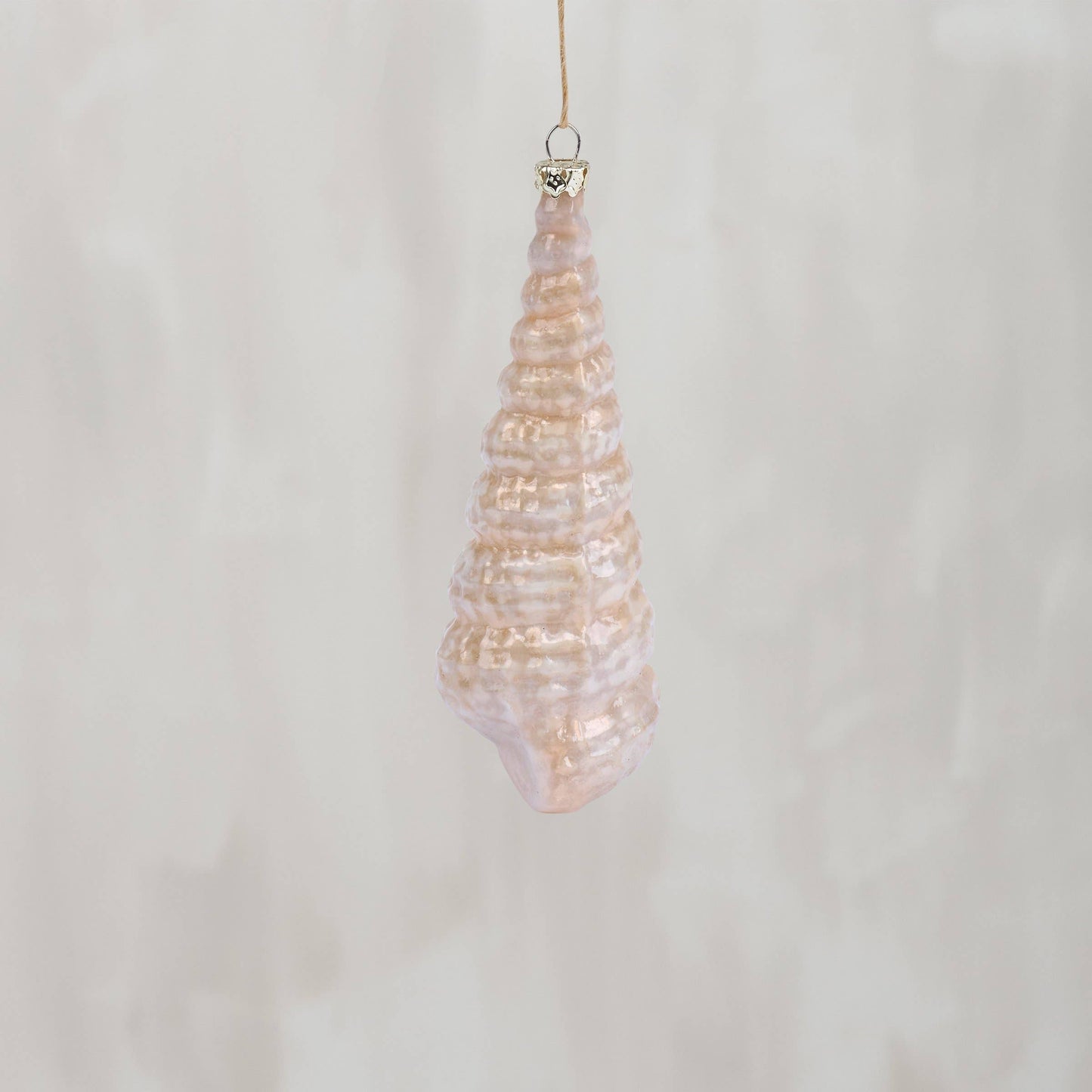 Cone Shell Glass Ornament