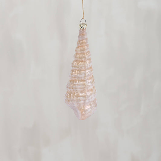 Cone Shell Glass Ornament
