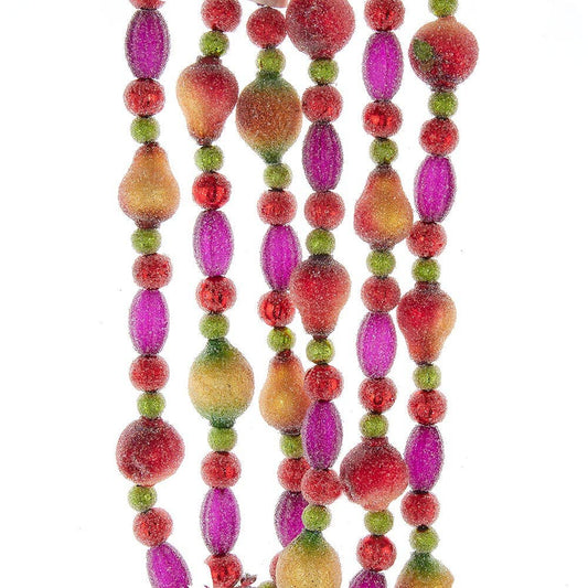 6' Glass Fruit Garland