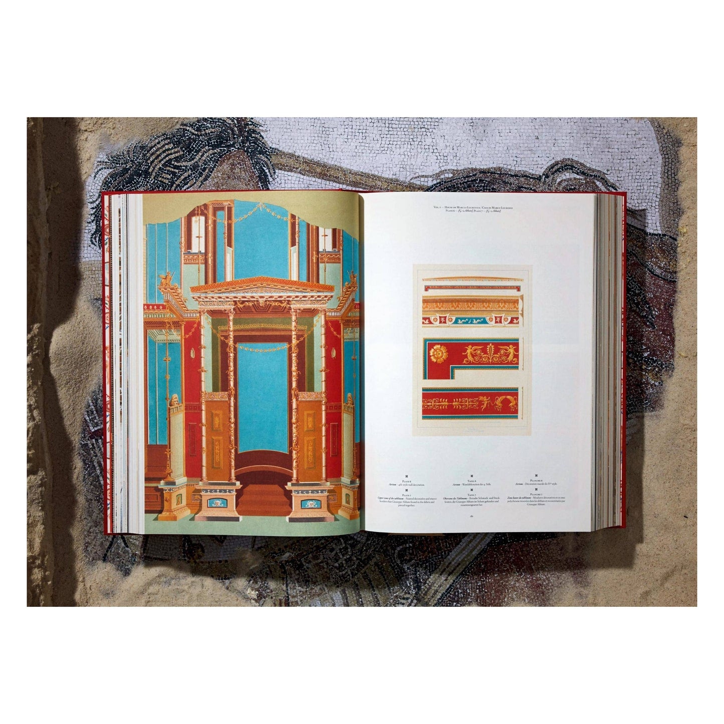 Fausto & Felice Niccolini. Houses and Monuments of Pompeii (German, French, English)